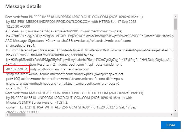 copy-the-senders-ip-address-740x539 كيفية البحث عن الموقع الدقيق لشخص ما باستخدام عنوان IP