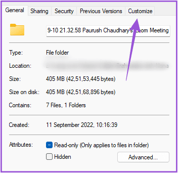 customize-black-folder-icon-windows-11-1-1 أفضل 7 إصلاحات للخلفية السوداء خلف أيقونة المجلد في Windows 11