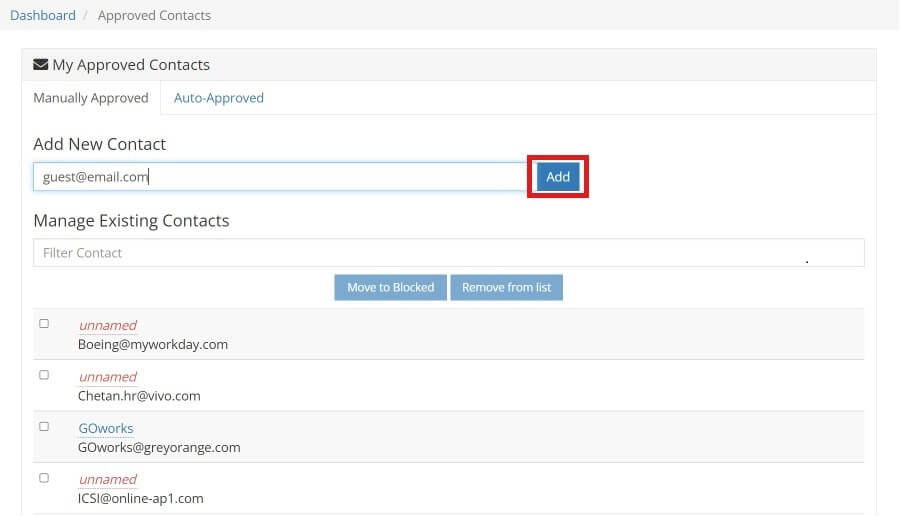 enter-the-email-address-and-click-on-add--900x516 كيفية إلغاء تثبيت Boxbe