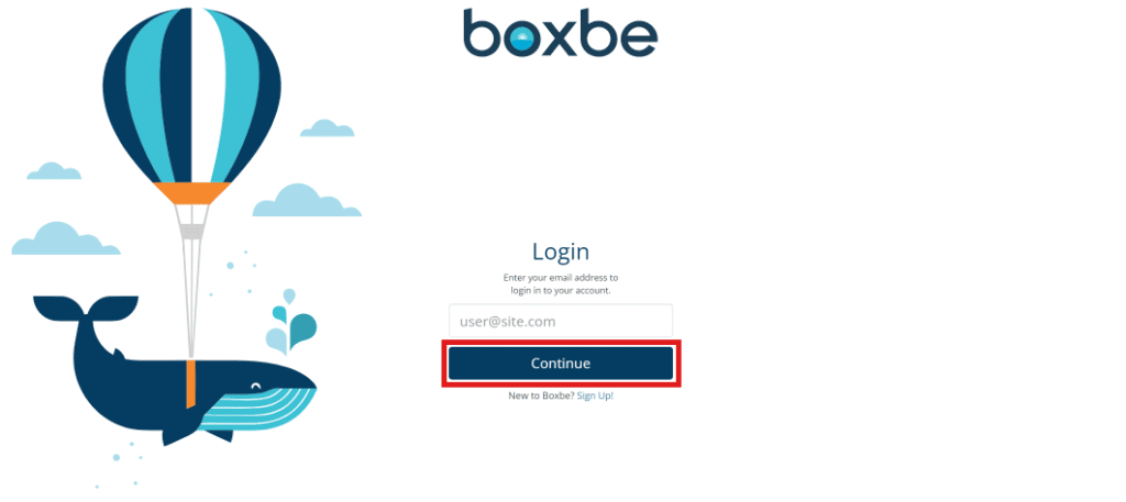 enter-your-email-address-and-click-on-continue-1024x457-1 كيفية إلغاء تثبيت Boxbe