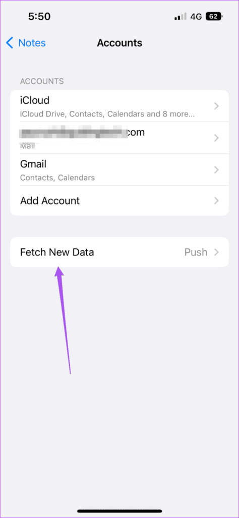 fetch-new-data-accounts-notes-settings-iphone-474x1024-1 أفضل 6 طرق لإصلاح عدم مزامنة Google Keep على iPhone