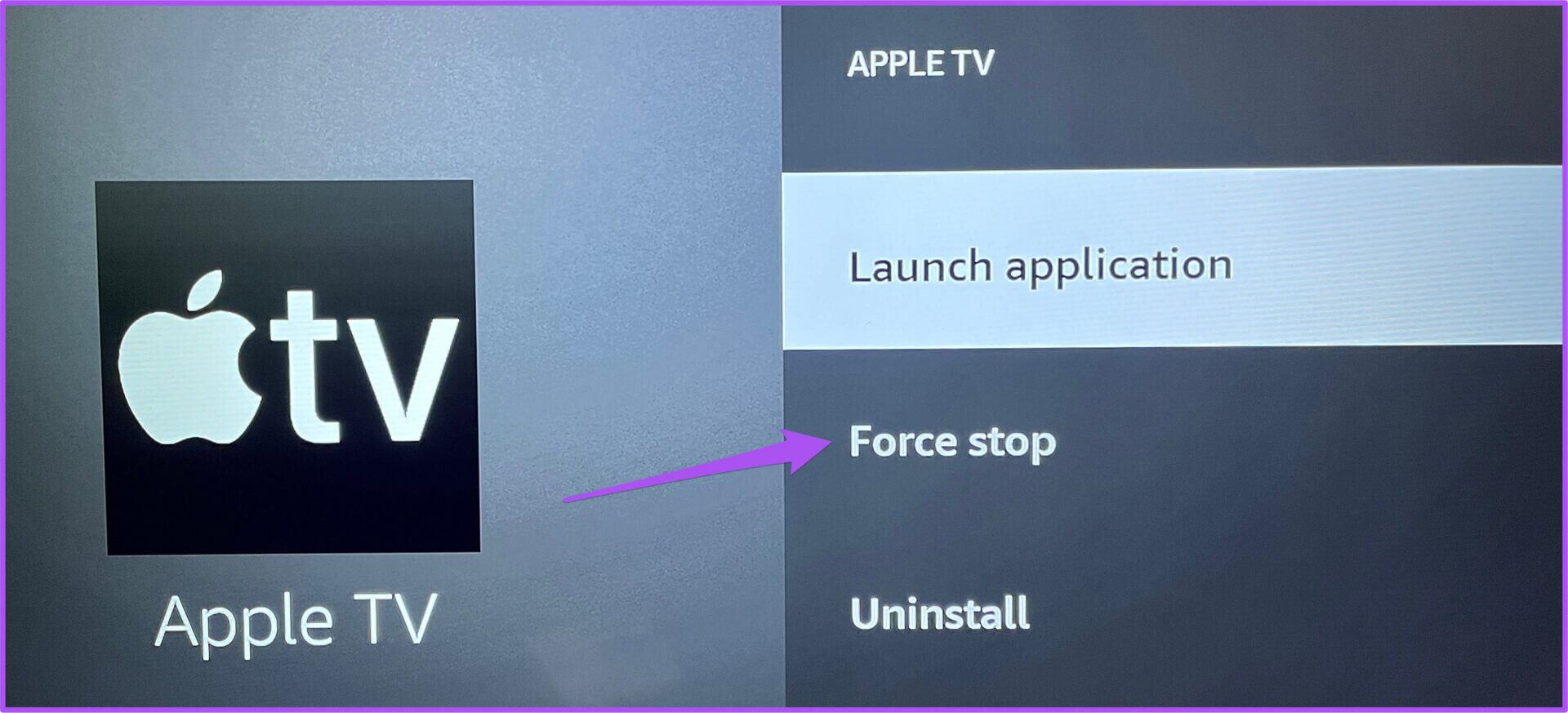 force-stop-apple-tv-settings-fire-tv-stick-1920x873 أفضل 7 طرق لإصلاح عدم عمل تطبيق Apple TV على Amazon Fire TV Stick