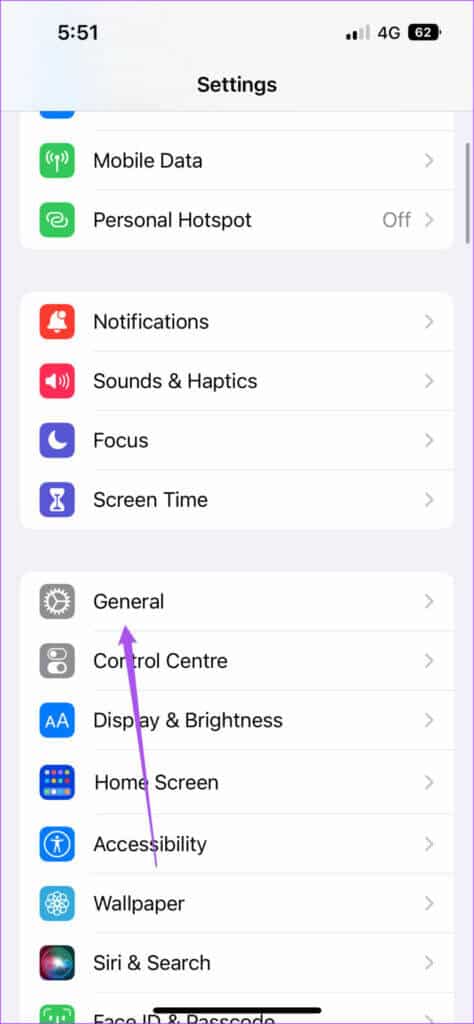 general-settings-iphone-4-474x1024-1-474x1024 أفضل 6 طرق لإصلاح عدم مزامنة Google Keep على iPhone