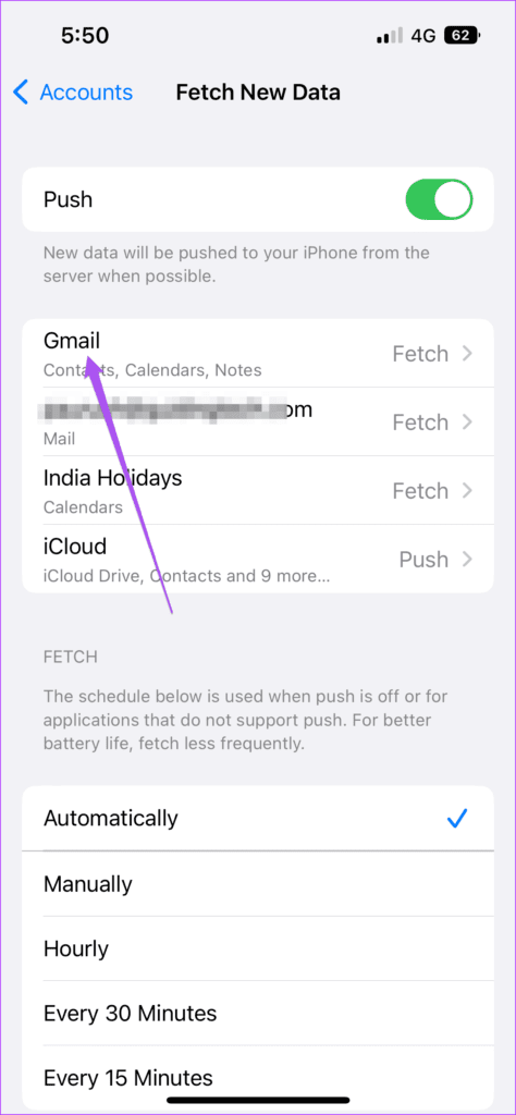 gmail-fetch-new-data-settings-notes-iphone-474x1024-1 أفضل 6 طرق لإصلاح عدم مزامنة Google Keep على iPhone