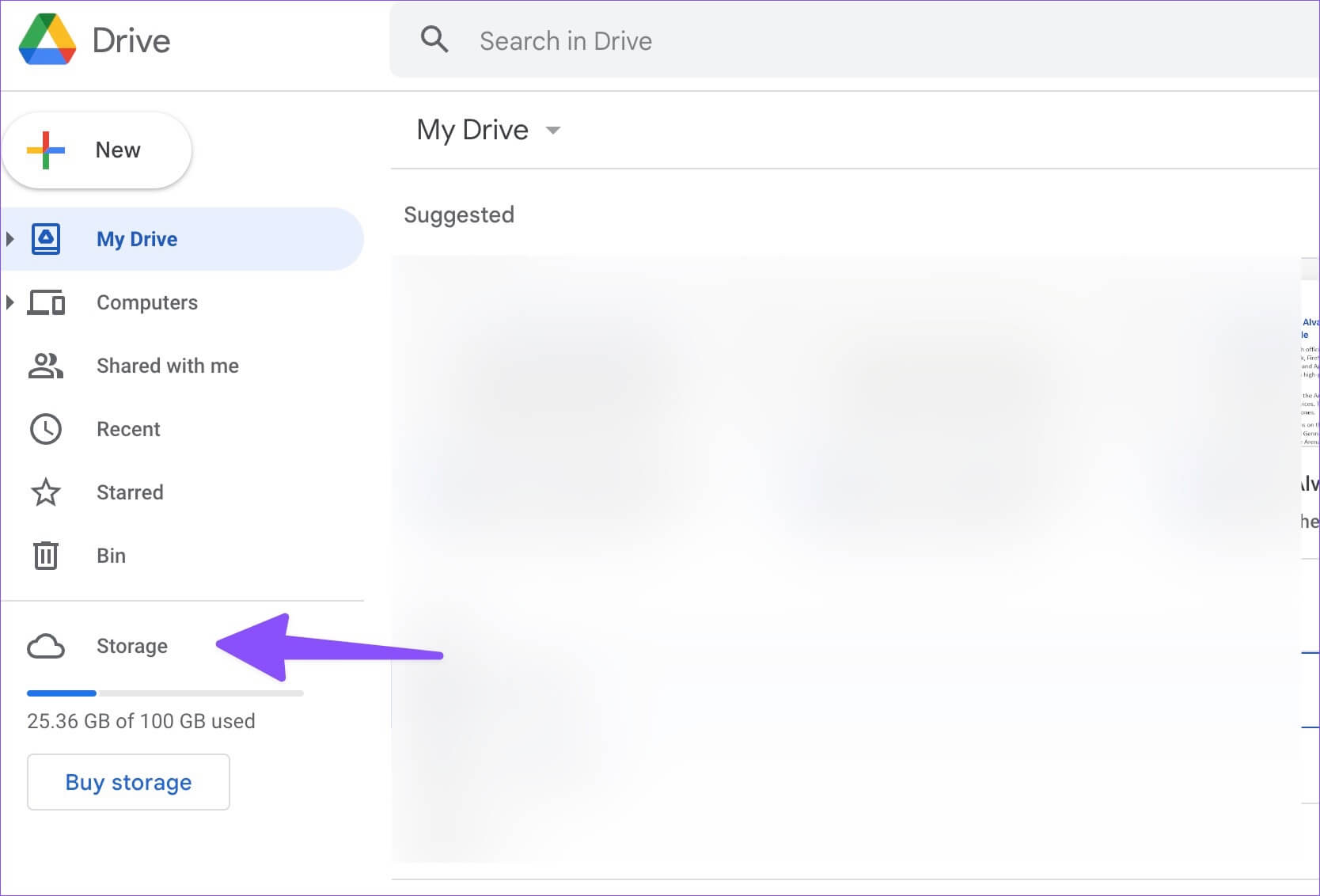 google-drive-storage-1668x1132 أفضل 9 طرق لإصلاح عدم تلقي Microsoft Outlook لرسائل البريد الإلكتروني على Android