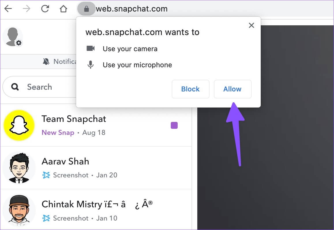 how-to-use-snapchat-on-web-8-1158x800 كيفية إعداد واستخدام Snapchat على الويب