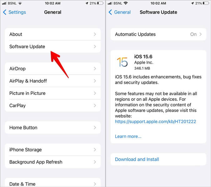 iPhone-System-Update-675x599 أفضل 13 إصلاحًا لعدم عمل Discord على Android و iPhone