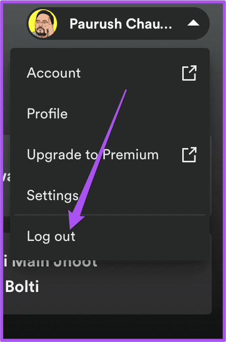 log-out-spotify-from-desktop كيفية تسجيل الخروج من جميع الأجهزة على Spotify مرة واحدة