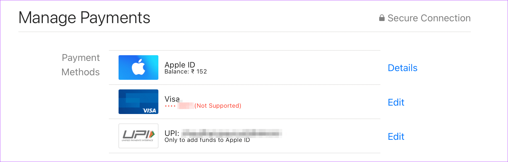 manage-payments-app-store-mac-1 أفضل 7 طرق لإصلاح عدم عمل تطبيق Apple TV على Amazon Fire TV Stick