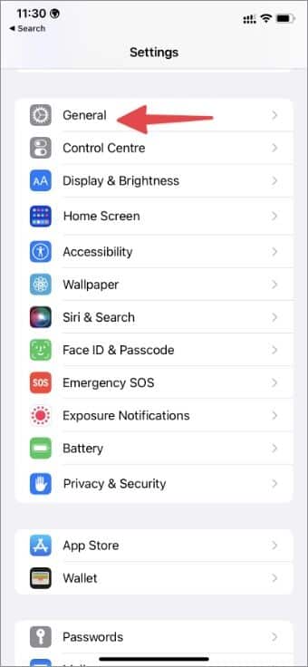 open-general-menu-340x736 كيف تبدأ SharePlay في الرسائل على iPhone و iPad