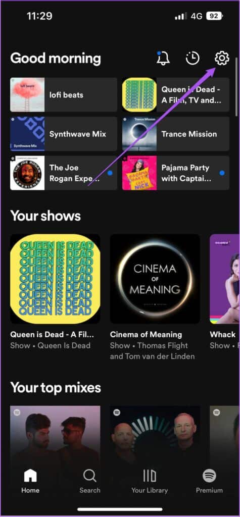 open-settings-spotify-iphone-475x1024-1-475x1024 كيفية تسجيل الخروج من جميع الأجهزة على Spotify مرة واحدة