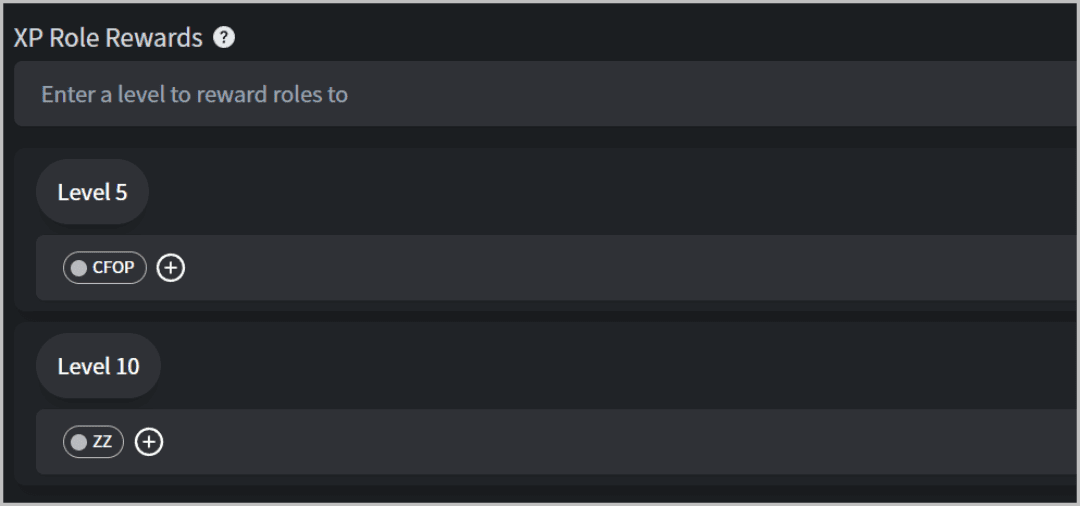 role-rewards-in-pepe-manager بديل مجاني لبوت Discord لمستويات MEE6