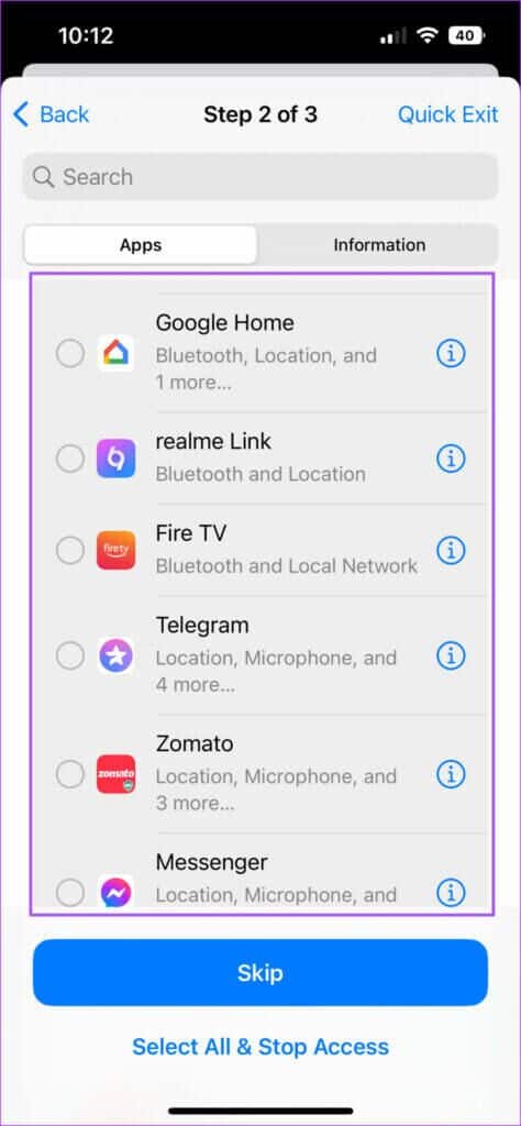 select-apps-to-revoke-access-safety-check-iphone-474x1024-1-474x1024 كيفية استخدام فحص الأمان على iPhone
