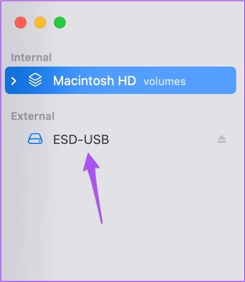 select-usb-in-disk-utility-mac-500x576 أفضل طريقتين لتهيئة وفورمات محرك أقراص USB على جهاز Mac
