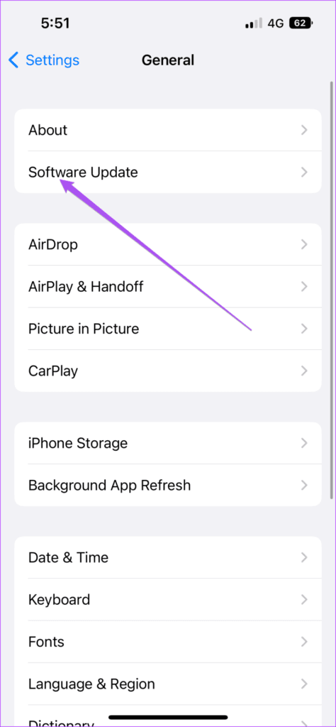 software-update-settings-iphone-474x1024-1 أفضل 6 طرق لإصلاح عدم مزامنة Google Keep على iPhone