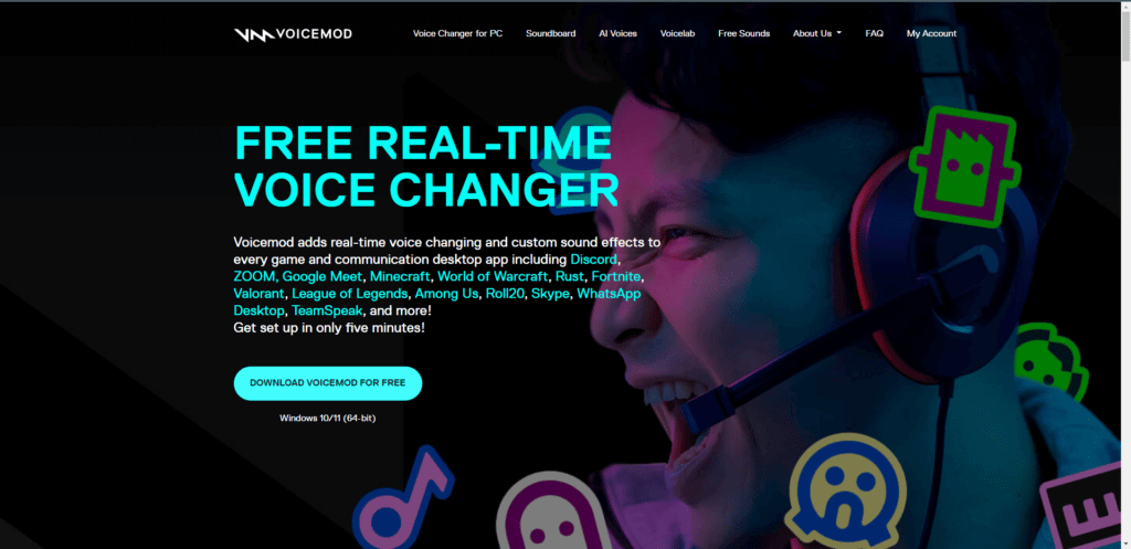 voicemod-official-website-1024x497-1 19 أفضل برنامج مجاني لتغيير الصوت على Discord