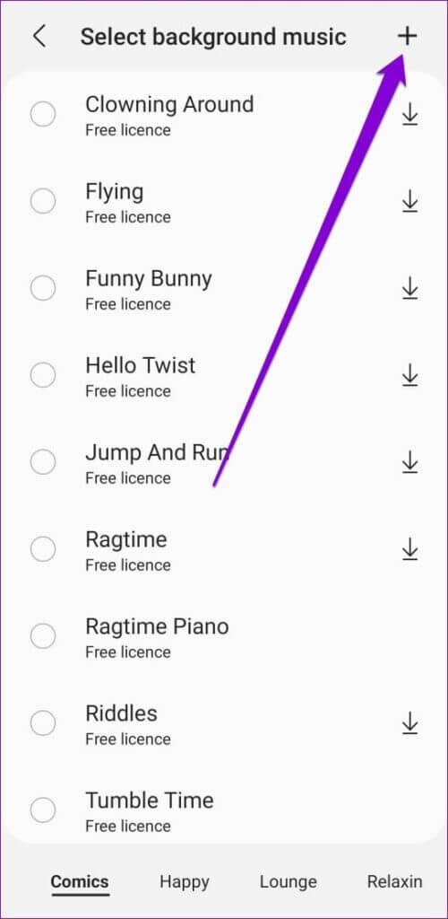Add-Custom-Music-from-Phone-500x1024-1-500x1024 كيفية تحرير مقاطع الفيديو على هواتف Samsung Galaxy