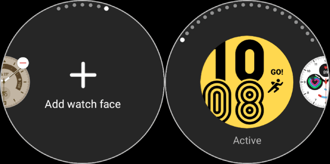 Add-watch-face-on-Galaxy-Watch كيفية تخصيص وجه الساعة على Samsung Galaxy Watch