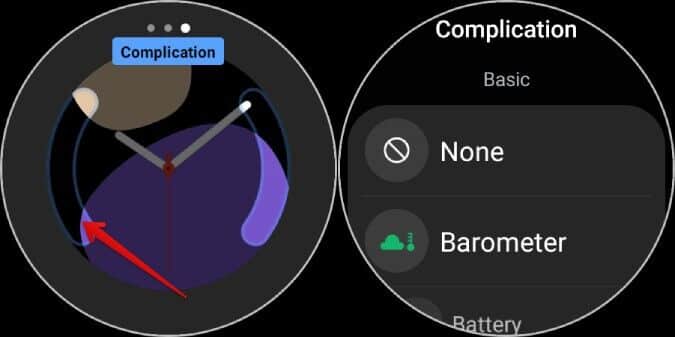 Adding-complication-on-Galaxy-Watch-face-675x337 كيفية تخصيص وجه الساعة على Samsung Galaxy Watch