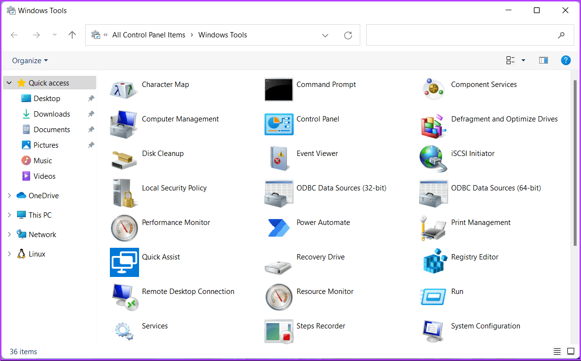 Admin-tools أفضل 6 طرق للوصول إلى أدوات Windows على Windows 11