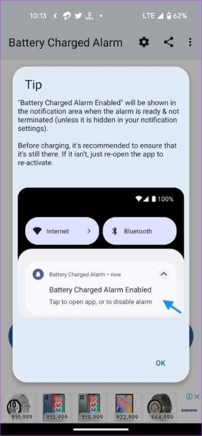 Android-Battery-Full-App-Tip-474x1024-1-400x864 كيفية الحصول على إشعار الشحن الكامل للبطارية على هواتف Android