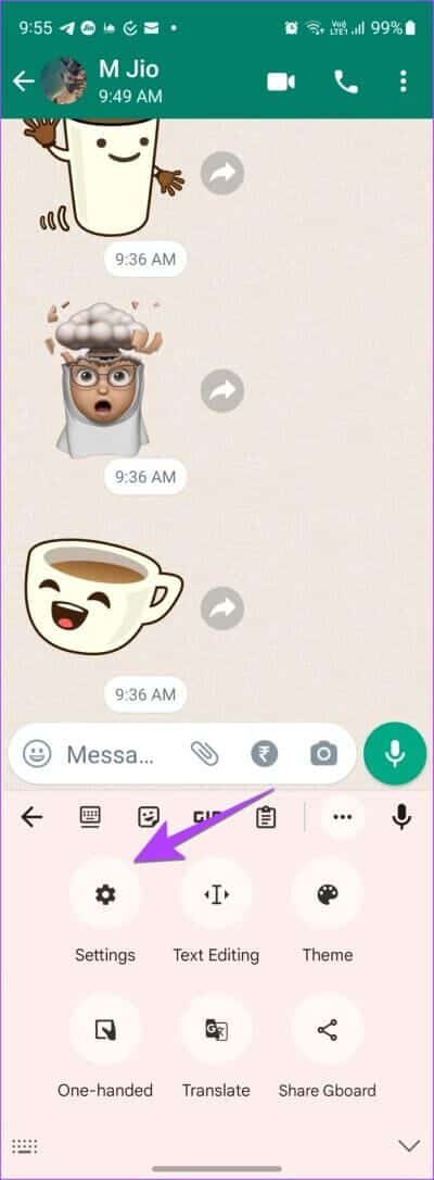 Android-Gboard-Settings-400x1086 كيفية تغيير لغة الكتابة في WhatsApp على Android و iPhone