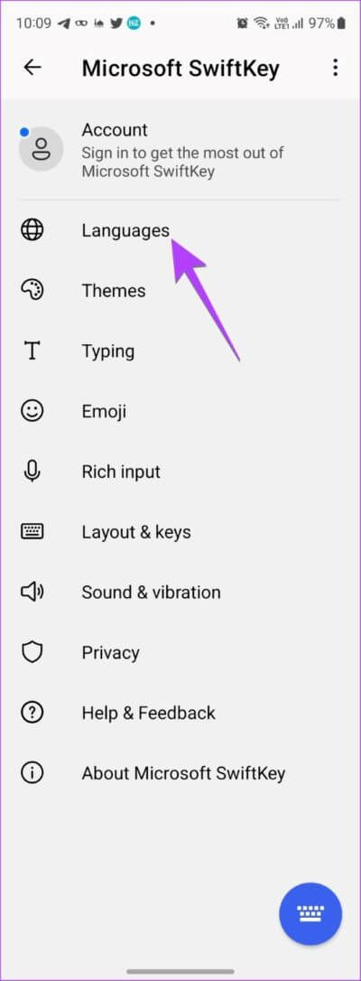 Android-SwiftKey-Languages-566x1536-1-400x1086 كيفية تغيير لغة الكتابة في WhatsApp على Android و iPhone