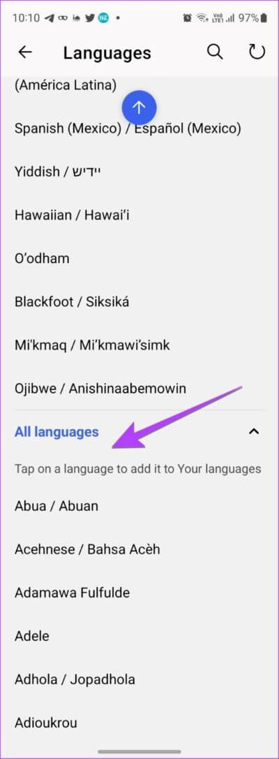 Android-SwiftKey-Languages-Add-566x1536-1-400x1086 كيفية تغيير لغة الكتابة في WhatsApp على Android و iPhone