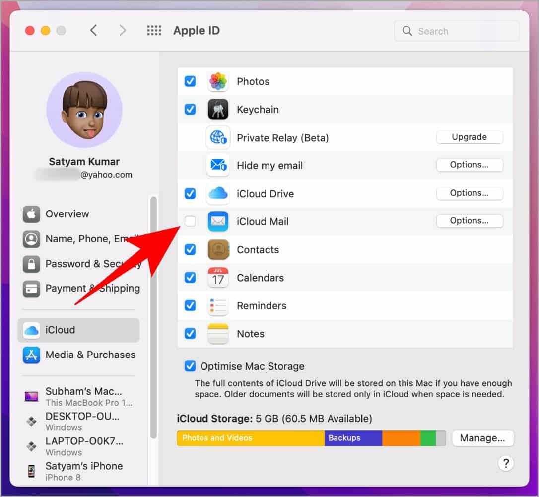 كيفية إنشاء معرف بريد إلكتروني على iCloud على Mac و iPhone - %categories