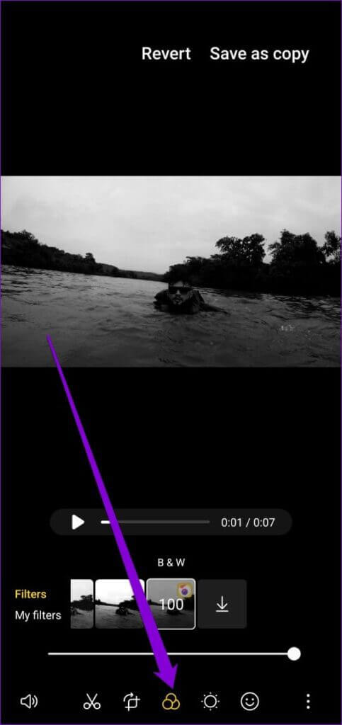 Apply-Filters-to-Video-1-483x1024-1-483x1024 كيفية تحرير مقاطع الفيديو على هواتف Samsung Galaxy