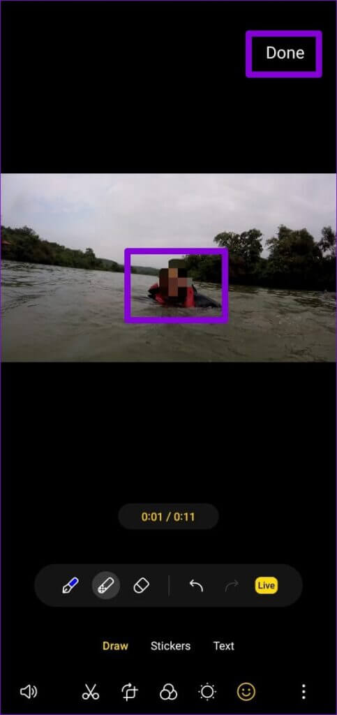 Blur-Part-of-Video-1-483x1024-1-483x1024 كيفية تحرير مقاطع الفيديو على هواتف Samsung Galaxy