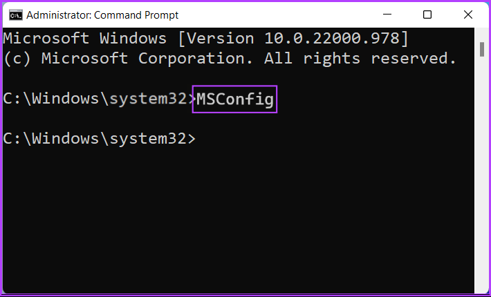 CMD-MSConfig أفضل 6 طرق للوصول إلى MSConfig على Windows 11