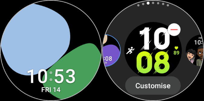 Change-watch-face-on-Galaxy-Watch كيفية تخصيص وجه الساعة على Samsung Galaxy Watch