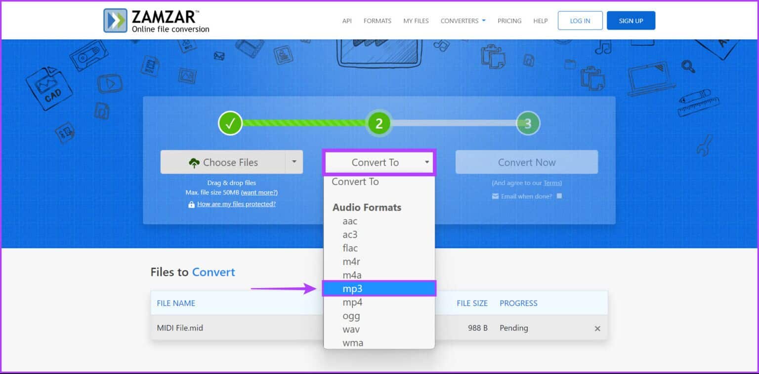 Choose-mp3-1536x758-1-1536x758 ما هي ملفات MIDI وكيفية فتحها في Windows 11
