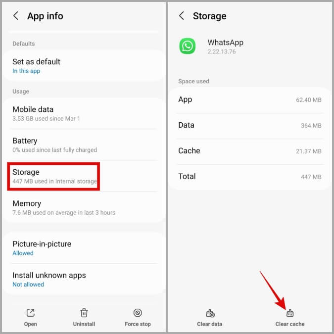 Clear-App-Cache-on-Android-675x675 أفضل 10 طرق لإصلاح تأخر الإشعارات على Android