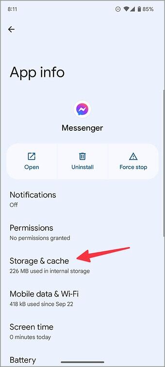 Clear-Facebook-Messenger-cache-on-iPhone-and-Android-6-340x755 كيفية مسح ذاكرة التخزين المؤقت على Facebook Messenger على iPhone و Android