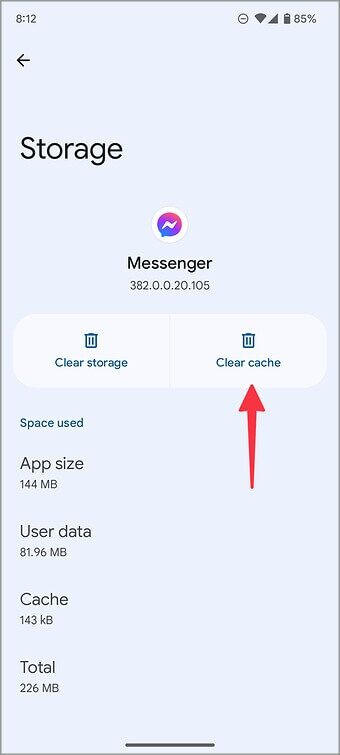 Clear-Facebook-Messenger-cache-on-iPhone-and-Android-7-340x755 كيفية مسح ذاكرة التخزين المؤقت على Facebook Messenger على iPhone و Android