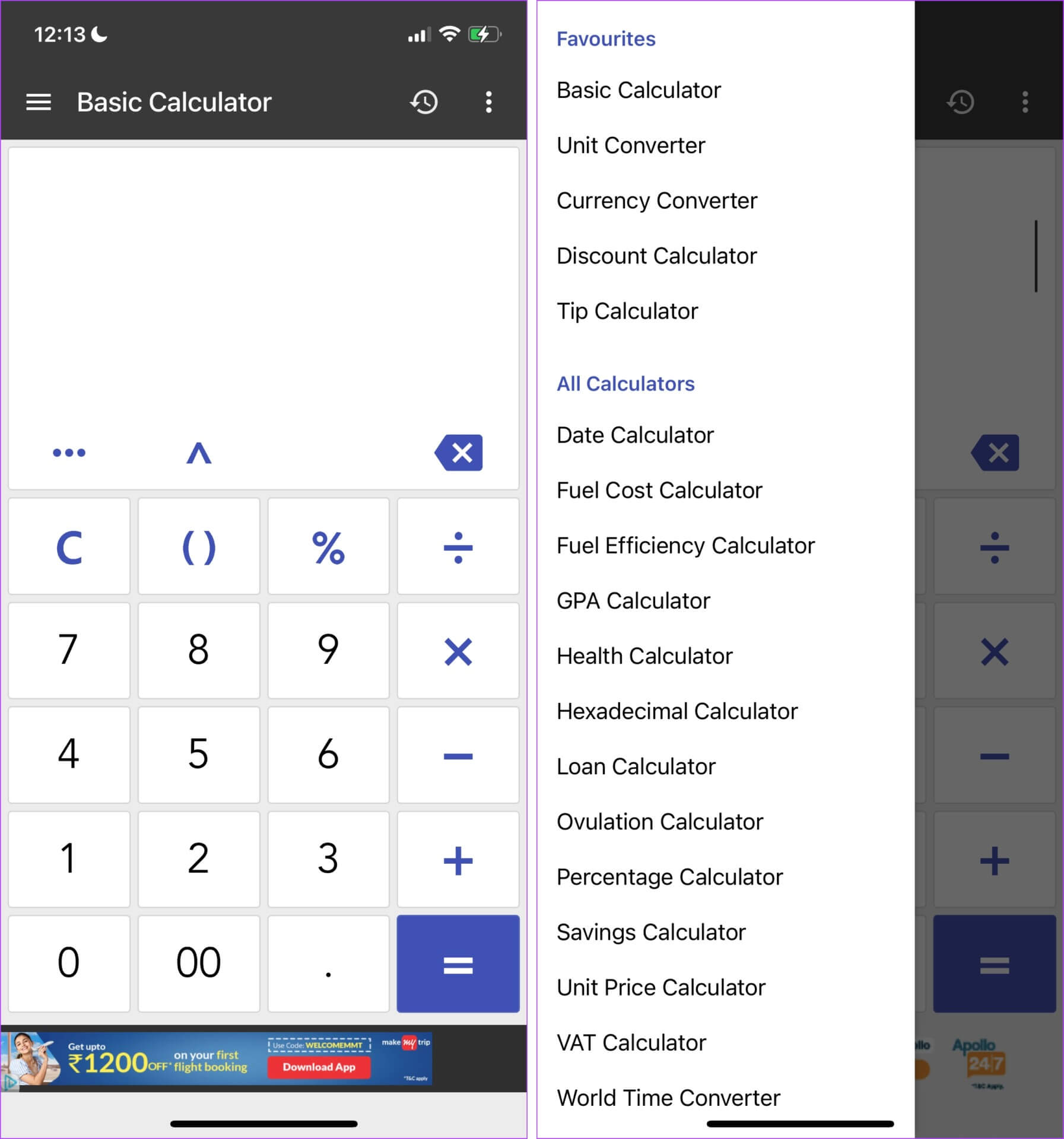 ClevCalc-1793x1920 أفضل 7 تطبيقات حاسبة مجانية لـ iPhone