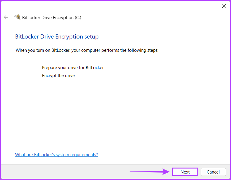 Click-On-Next كيفية تشفير البيانات باستخدام BitLocker على Windows 11
