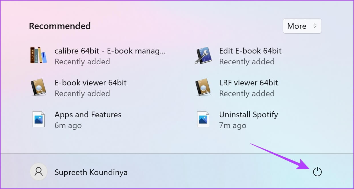 Click-on-Power-Button-1239x664 13 طريقة لإصلاح Spotify يحافظ على مشكلة التعطل على Windows