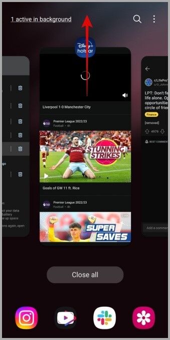 Close-Recent-Apps-on-Samsung-Phone-339x675 أفضل 7 طرق لإصلاح اللمسة الخفية على هواتف Samsung Galaxy