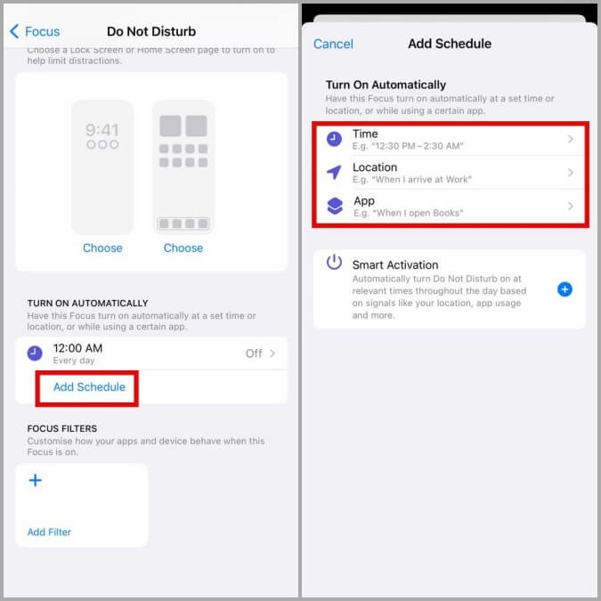 Configure-DND-to-Turn-On-Automatically-on-iPhone-675x675 ماذا يحدث عندما يكون هاتفك في وضع عدم الإزعاج