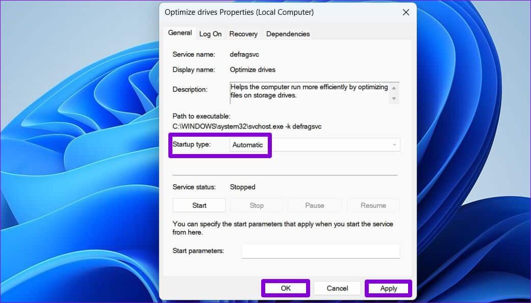 Configure-Optimize-Drives-Service-1041x594 أفضل 7 طرق لإصلاح بطئ نقل ملفات USB في Windows 11