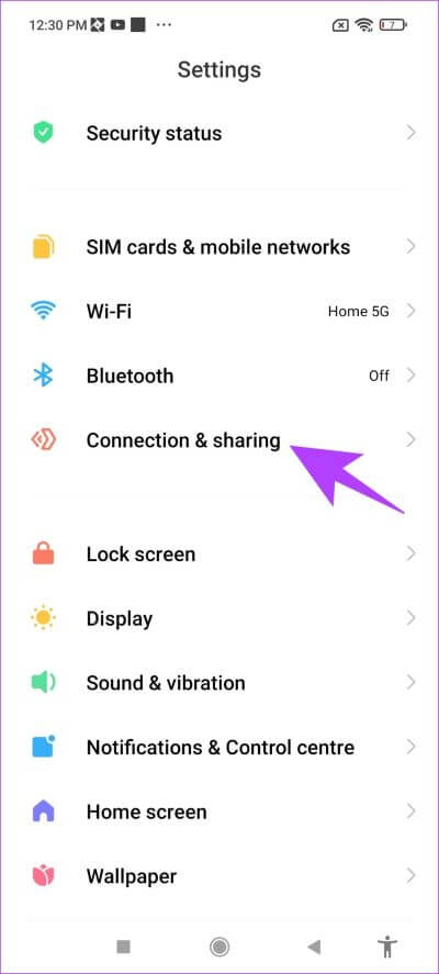Connection-and-Sharing-1-400x887 12 طريقة لإصلاح عدم عمل Twitter على iPhone و Android