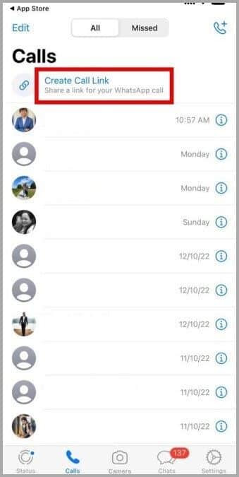 Create-WhatsApp-Call-Link-on-iPhone-339x675 كيفية إنشاء ومشاركة روابط المكالمات على WhatsApp