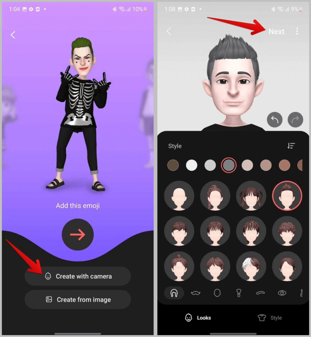 Creating-AR-Emoji-with-camera كيفية تخصيص وجه الساعة على Samsung Galaxy Watch