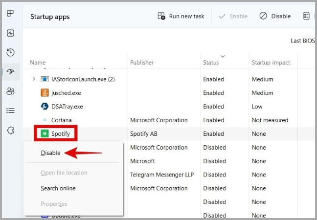 Disable-Startup-Apps-on-Windows-11-1-648x450 أفضل 7 طرق لإصلاح عدم عرض عارض الأحداث على Windows 10 و Windows 11