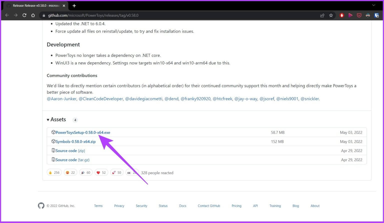 Download-PowerToys-from-GitHub-1536x891-1-1536x891 4 طرق سهلة لإعادة تسمية مجموعة من الملفات على Windows 11