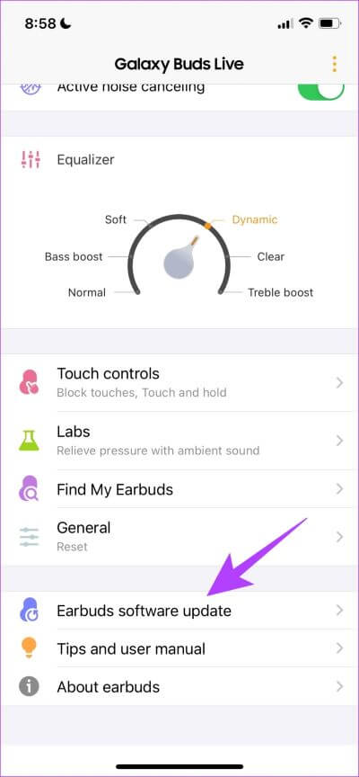 Earbuds-Software-Update-400x864 أفضل 11 إصلاح لتأخر صوت Bluetooth على iPhone و Android