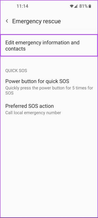 Edit-Emergency-Information-and-contacts-400x888 كيفية إضافة معلومات الطوارئ والوصول إليها على Android